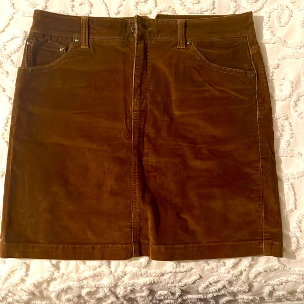 Stretch corduroy skirt, size 10